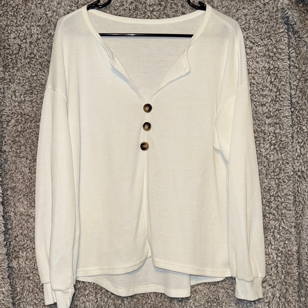 Shein V-Neck Shirt